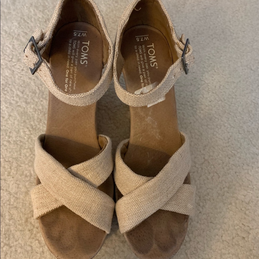 Toms Wedge Sandals